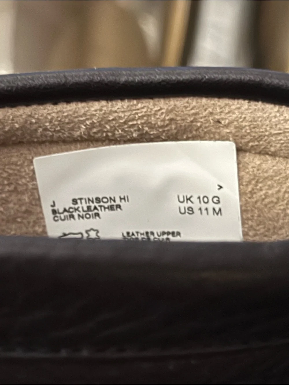 Clarks Stinson Hi Leather Wallabee